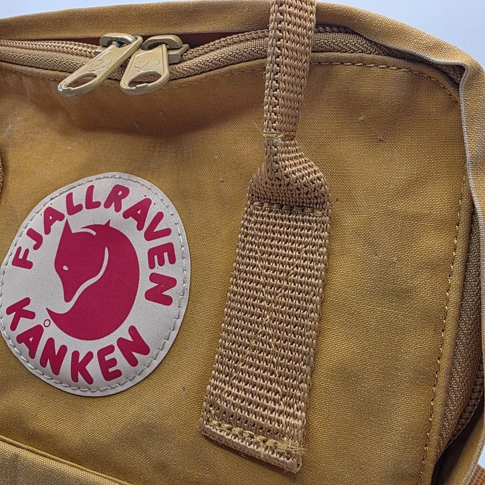Fjallraven Kanken Mini Backpack Yellow Mustard Ochre Small Classic Bag Tote